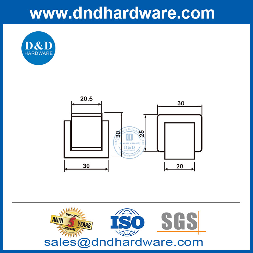 سبيكة الزنك الحديثة الأرضية المغناطيسية SS سدادة الأمن DDDS051
