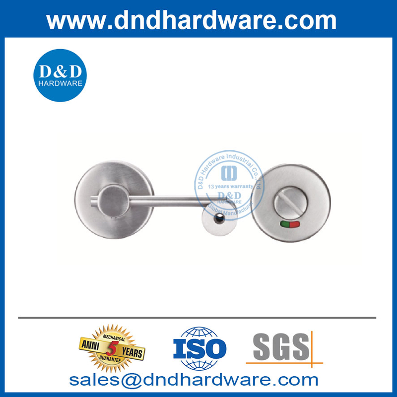 SS304 نوع ذراع Thumbturn وإطلاقه مع مؤشر ل toliet door-ddik006