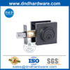 Matt Blakc Zinc Alloy Square Type One Swide Door Knob Lock-DDLK031