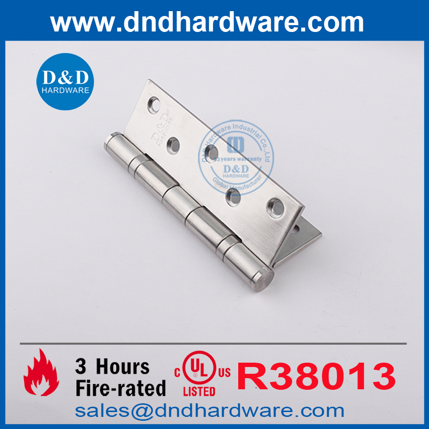  5 بوصة UL SS316 متعرج من الباب المتماثل من أجل باب النار DDSS005-FR-5X3.5X3