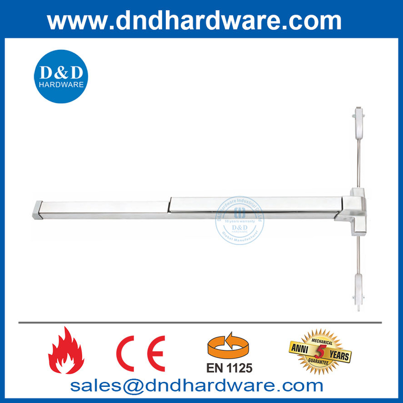نقطتان قفل دبل الطوارئ باب الهروب من الذعر Push Bar Ce EN1125-DDPD028