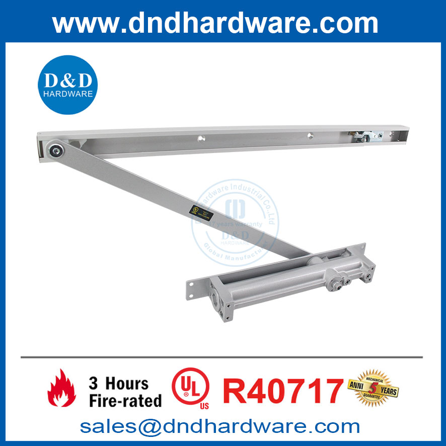 الألومنيوم مخفي النفقات الخفيفة الخفيفة مقاوم للحرائق UL Wood Door Closers-DDDC054