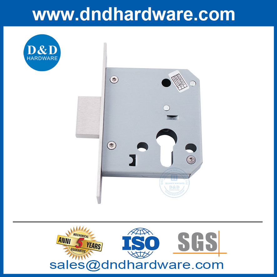 SUS304 باب المرحاض جسم قفل Deadbolt للبناء التجاري DDML029-B