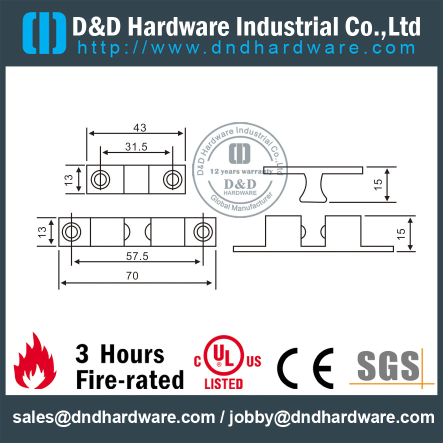 DDBC001 أبعاد