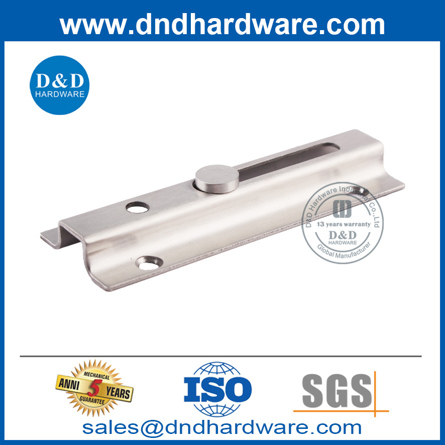 سلسلة أبواب انزلاقية من الفولاذ المقاوم للصدأ مثبتة على السطح الأمني- DDDG010