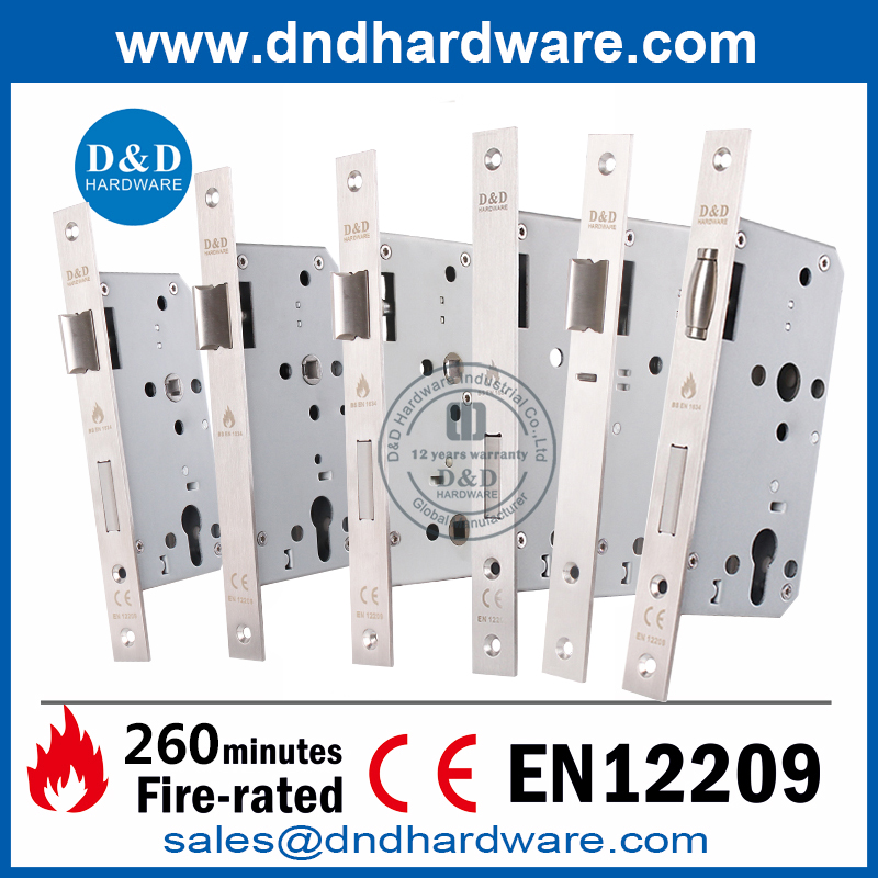 SUS304 باب المرحاض جسم قفل Deadbolt للبناء التجاري DDML029-B