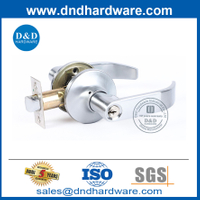 ساتان كروم الباب الأمامي أجهزة الزنك سبيكة ليفر أنبوبي Lockset-DDLK074