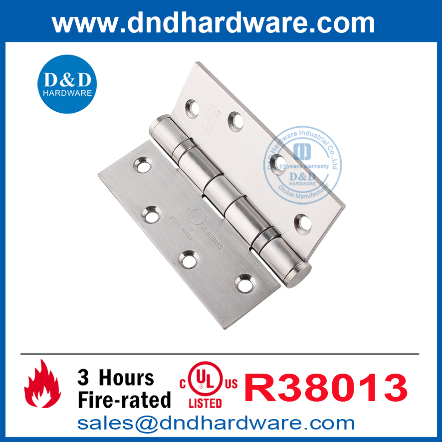مصنع China Factory UL Fire Door Butt Butting for Hotel-DDSS006-FR-5X4X4.6
