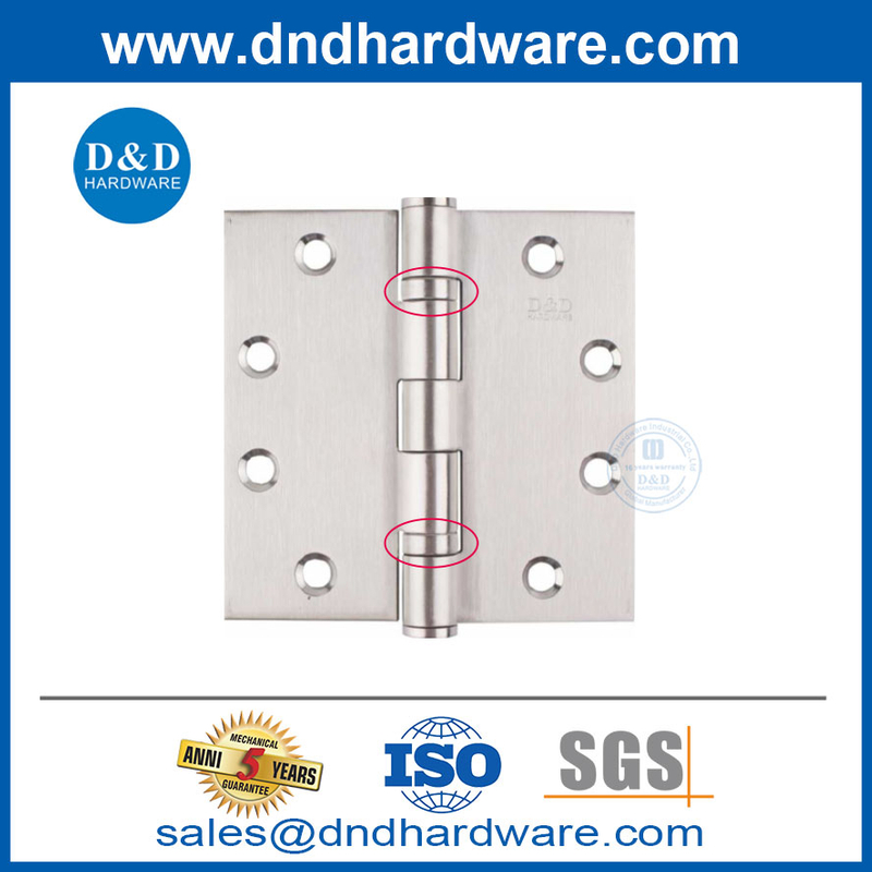 الباب الأمامي من الفولاذ المقاوم للصدأ مفصلات مضادة للاحتكاك تحمل مفصلات DDSS063