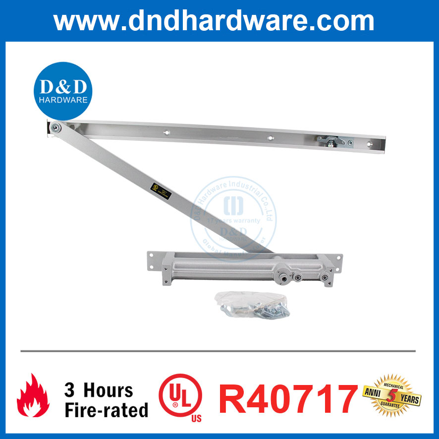 الألومنيوم مخفي النفقات الخفيفة الخفيفة مقاوم للحرائق UL Wood Door Closers-DDDC054