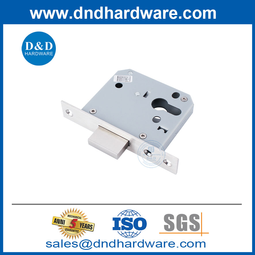 SUS304 باب المرحاض جسم قفل Deadbolt للبناء التجاري DDML029-B