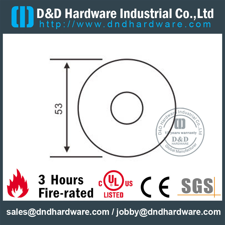 SUS316 Lock Escutcheon-D & amp؛ D الأجهزة