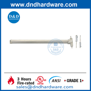 الفولاذ المقاوم للصدأ 304 UL ANSI النار تقييم جهاز خروج قضيب عمودي- DDPD006
