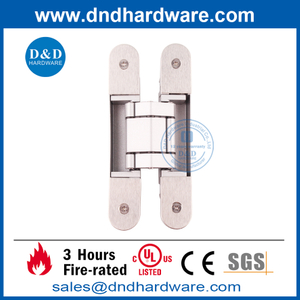 زنك سبيكة Sanding Silver 3D مفصلية مخفية لأبواب الخشب- DDCH008-G40