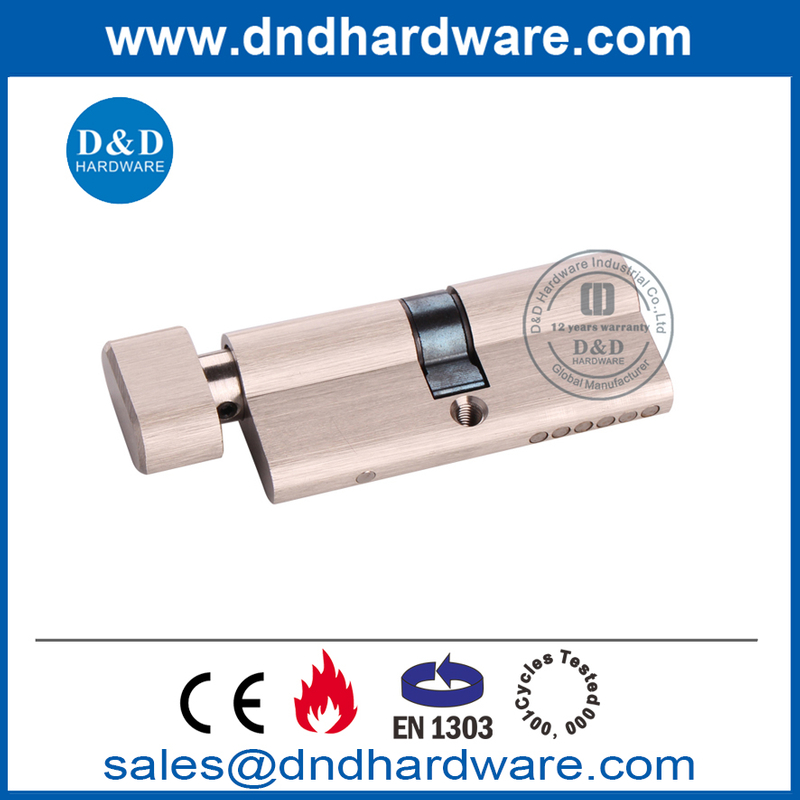 BS EN1303 أسطوانة الإبهام النحاسية الصلبة مع Key-DDLC004