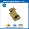باب الحمام بدون مفتاح Thumbturn Small Euro Brass نصف أسطوانة قفل الأسطوانة -DDLC009