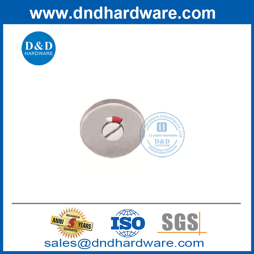 D&D Hardware التصميم الحديثة Thumbturn الفولاذ المقاوم للصدأ وإصدار مع مؤشر DDIK007