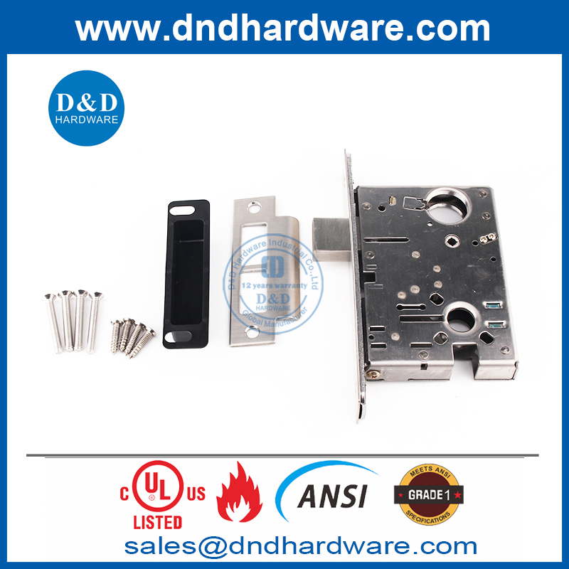 UL Ansi Fire Rated Deadlock with Cylinder Single Side خارج القفل القفل الرئيسي Lock-DDAL18 F18