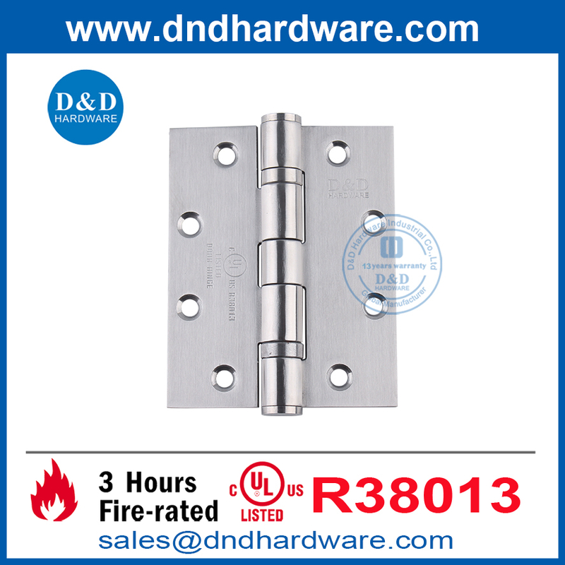 مصنع China Factory UL Fire Door Butt Butting for Hotel-DDSS006-FR-5X4X4.6