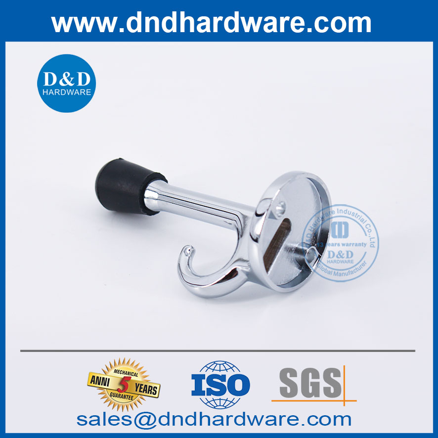 زنك سبيكة البولندية تشطيب الباب سدادة مع خطاف DDDS020