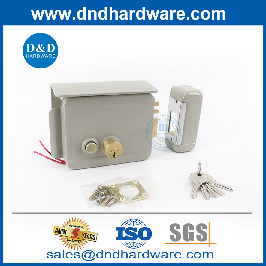 Smart Gate Lock Electronic Magnetic Door Rim Lock-DDRL045
