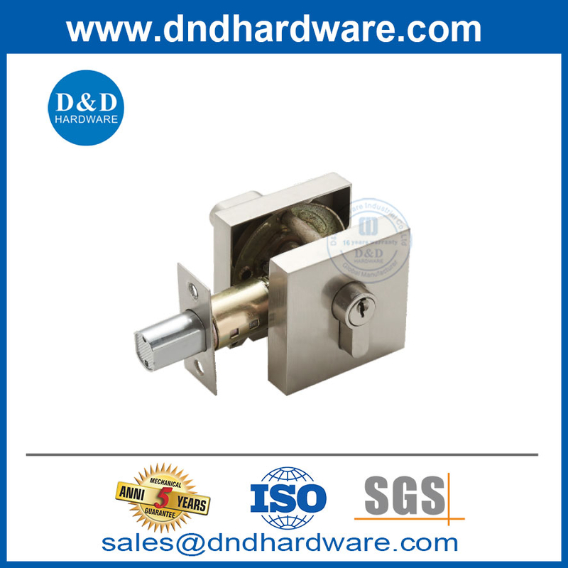 قفل باب الدخول مع Deadbolt الزنك سبيكة مزدوجة اسطوانة deadbolt lock-ddlk021