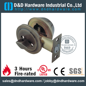 العتيقة براس الخصوصية ديدبولت Lockset لاستراحة باب -DDLK008